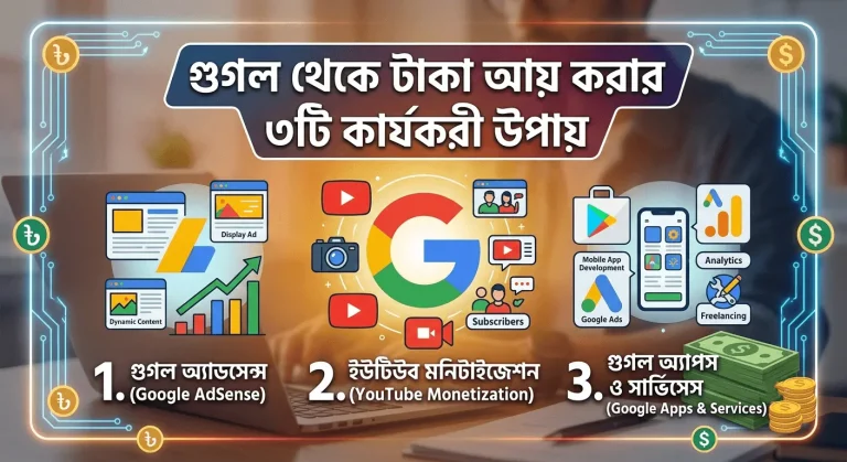 গুগল থেকে টাকা আয় করার ৩টি কার্যকরী উপায়~গুগল থেকে টাকা আয় করার ৩ টি কার্যকরী উপায়~InformationBangla.com~Information Bangla Dotcom