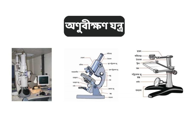 অণুবীক্ষণ যন্ত্র কি অণুবীক্ষণ যন্ত্র কত প্রকার ও কি কি (বিভিন্ন অংশ ও কাজ বর্ণনা)