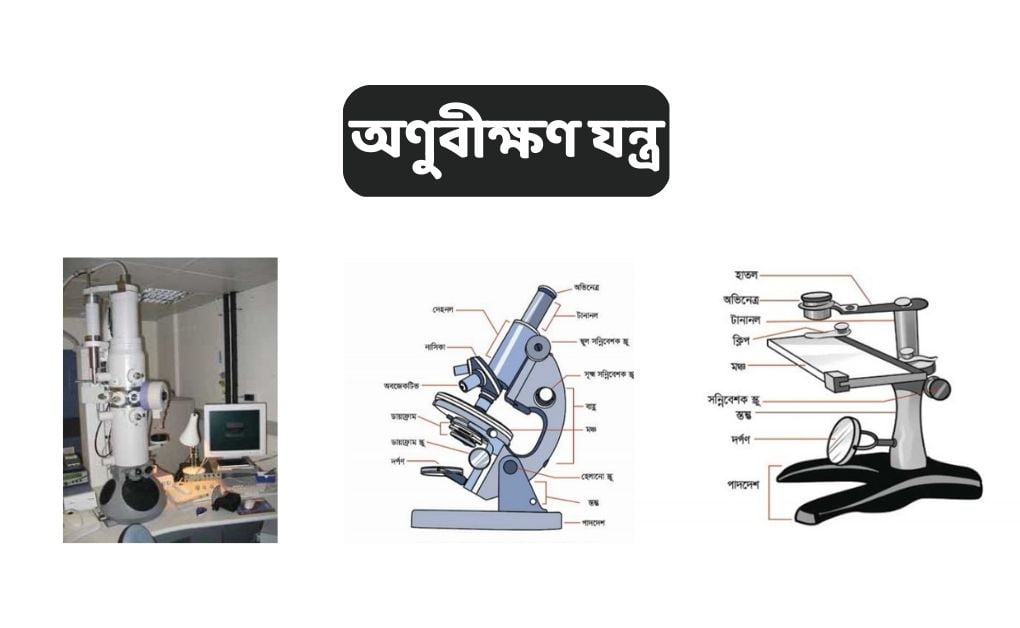 অণুবীক্ষণ যন্ত্র কি অণুবীক্ষণ যন্ত্র কত প্রকার ও কি কি (বিভিন্ন অংশ ও কাজ বর্ণনা)