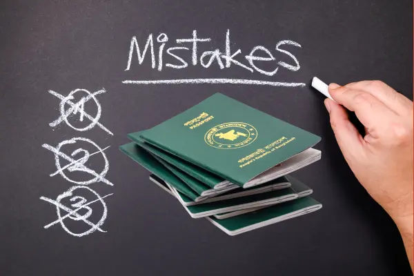 পাসপোর্ট আবেদনের সময় যে সকল ভুল এড়িয়ে চলা উচিত