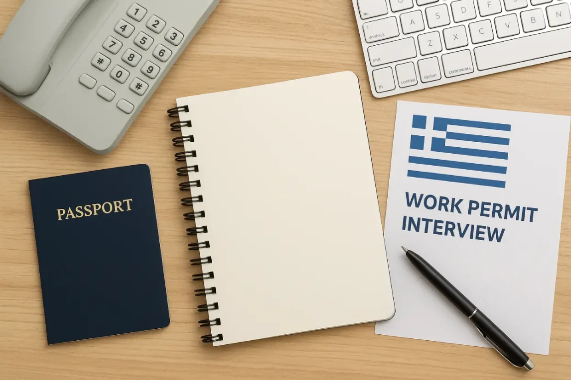 গ্রিস ওয়ার্ক পারমিট ভিসা ইন্টারভিউ-এর প্রস্তুতি গ্রিস ওয়ার্ক পারমিট ভিসা ইন্টারভিউ-এর প্রস্তুতি