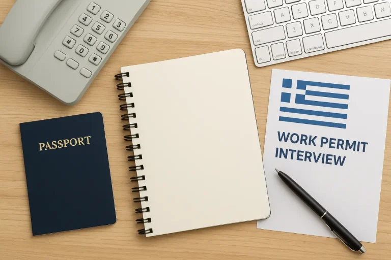 গ্রিস ওয়ার্ক পারমিট ভিসা ইন্টারভিউ-এর প্রস্তুতি
