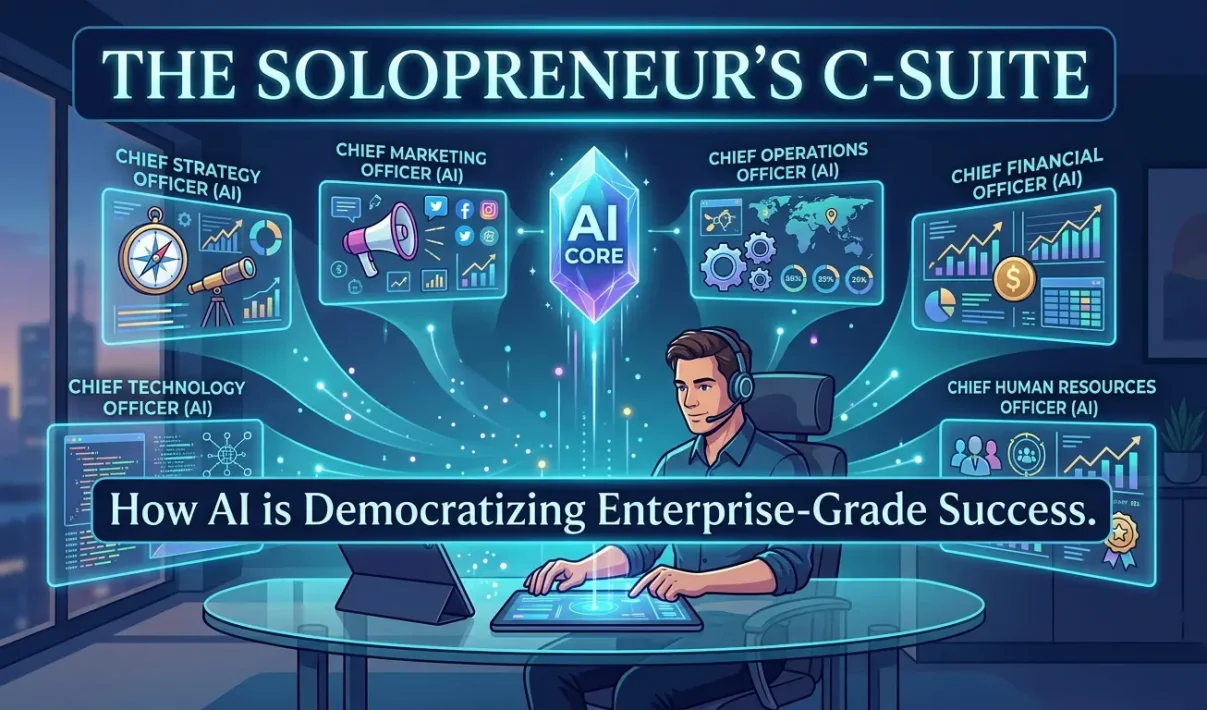 The Solopreneur’s C-Suite How AI is Democratizing Enterprise-Grade Success.~How AI Automation is Revolutionizing Small Business Success~ইনফরমেশন বাংলা ডটকম~Information Bangla Dotcom