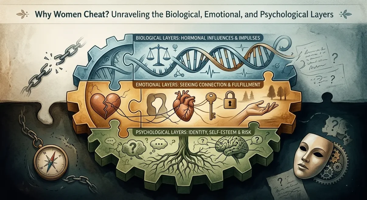 Why women cheat, Unraveling the Biological, Emotional, and Psychological Layers~Why women cheat?~ইনফরমেশন বাংলা ডটকম~Information Bangla Dotcom