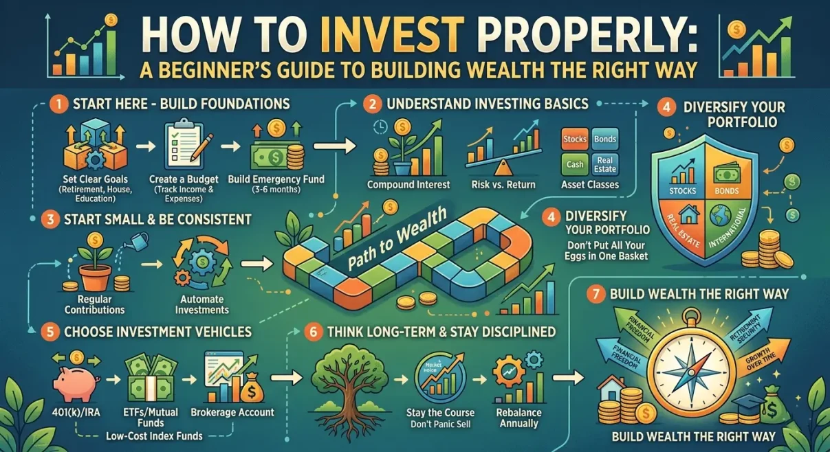 how to make your money work for you~How to Invest Properly: A Beginner’s Guide to Building Wealth the Right Way~ইনফরমেশন বাংলা ডটকম~Information Bangla Dotcom