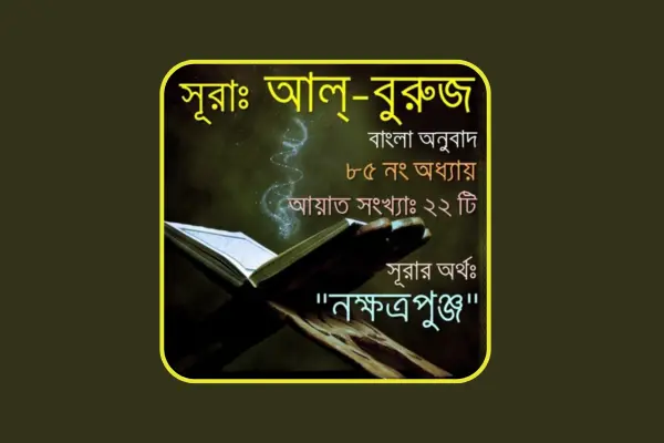 সূরা আল বুরুজ অর্থসহ বাংলা উচ্চারণ informationbangla.com