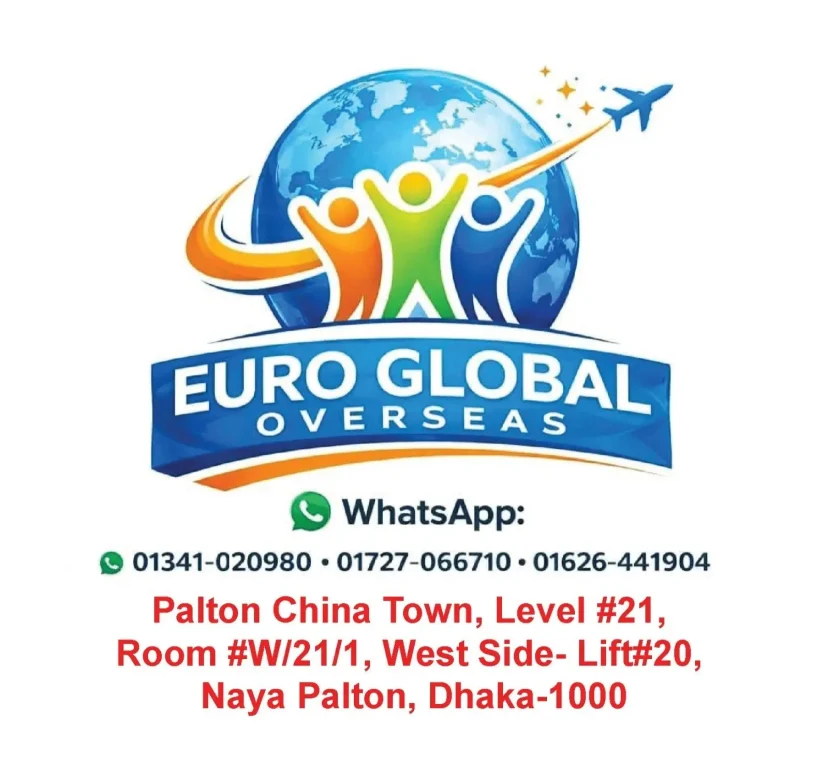 EURO GLOBAL OVERSEASE~Bangladeshi Agent & Angencies name List, For Europe Work Permit Visa (Most Trusted-2025)~ইনফরমেশন বাংলা ডটকম~informationbangla.com