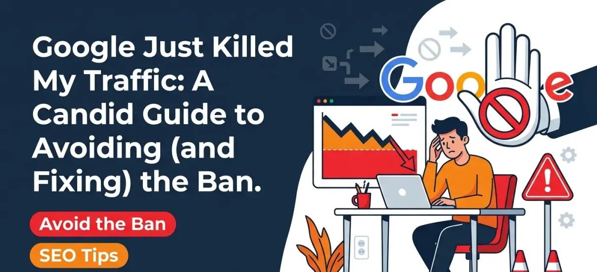 Google Just Killed My Traffic A Candid Guide to Avoiding (and Fixing) the Ban~How to Avoid Being Banned by Google: Preventing Traffic Drops and Recovering Rankings~ইনফরমেশন বাংলা ডটকম~Information Bangla Dotcom