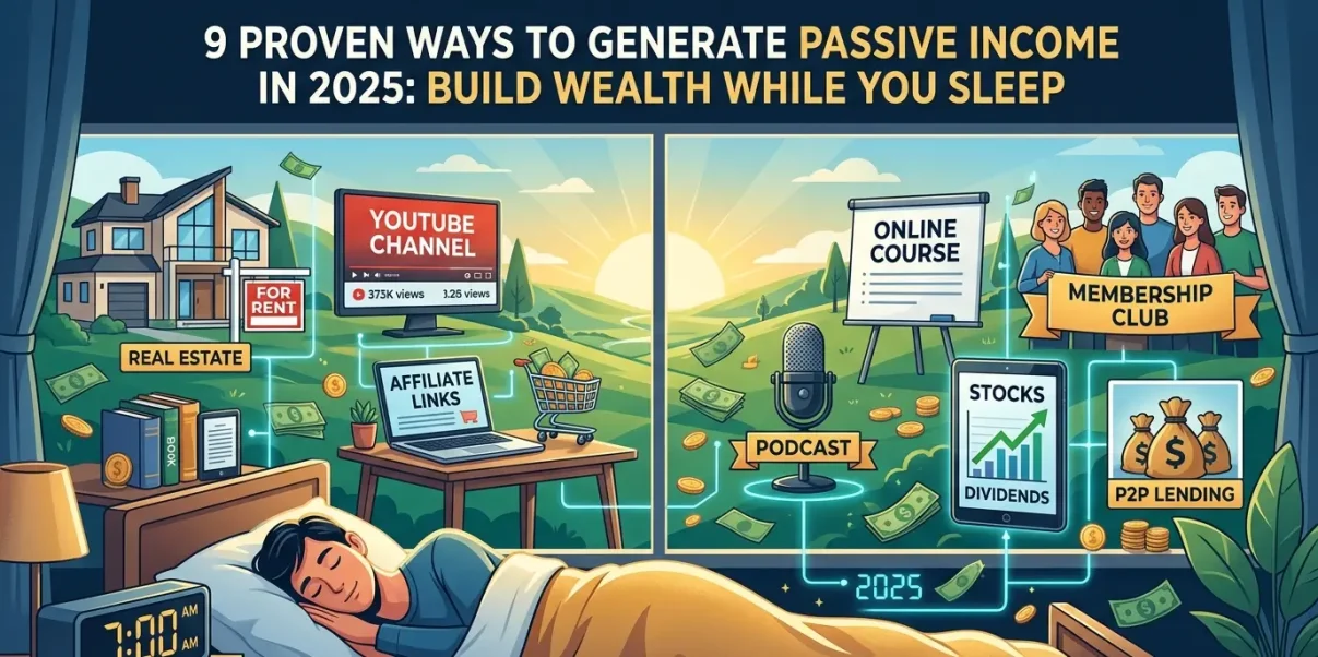 Proven Ways to Generate Passive Income, Build Wealth While You Sleep~9 Proven Ways to Generate Passive Income in 2025: Build Wealth While You Sleep~ইনফরমেশন বাংলা ডটকম~Information Bangla Dotcom