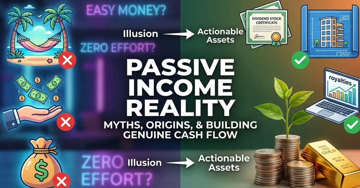 The Passive Income Illusion Unpacking the Myths, Tracing the Origins, and Building Real Cash-Generating Assets~Passive Income Reality: Myths, Origins, and How to Build Real Cash-Generating Assets~ইনফরমেশন বাংলা ডটকম~Information Bangla Dotcom