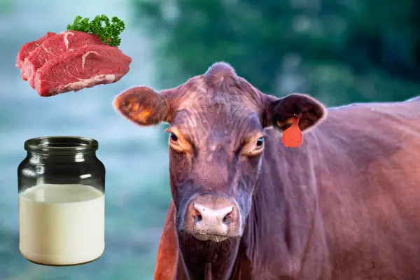 গরুর মাংসের পুষ্টিগুণ ও গরুর দুধের উপাদান সমূহ