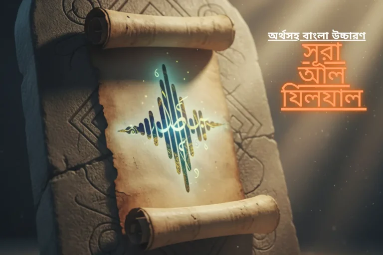 সূরা আল-যিলযাল অর্থসহ বাংলা উচ্চারণ