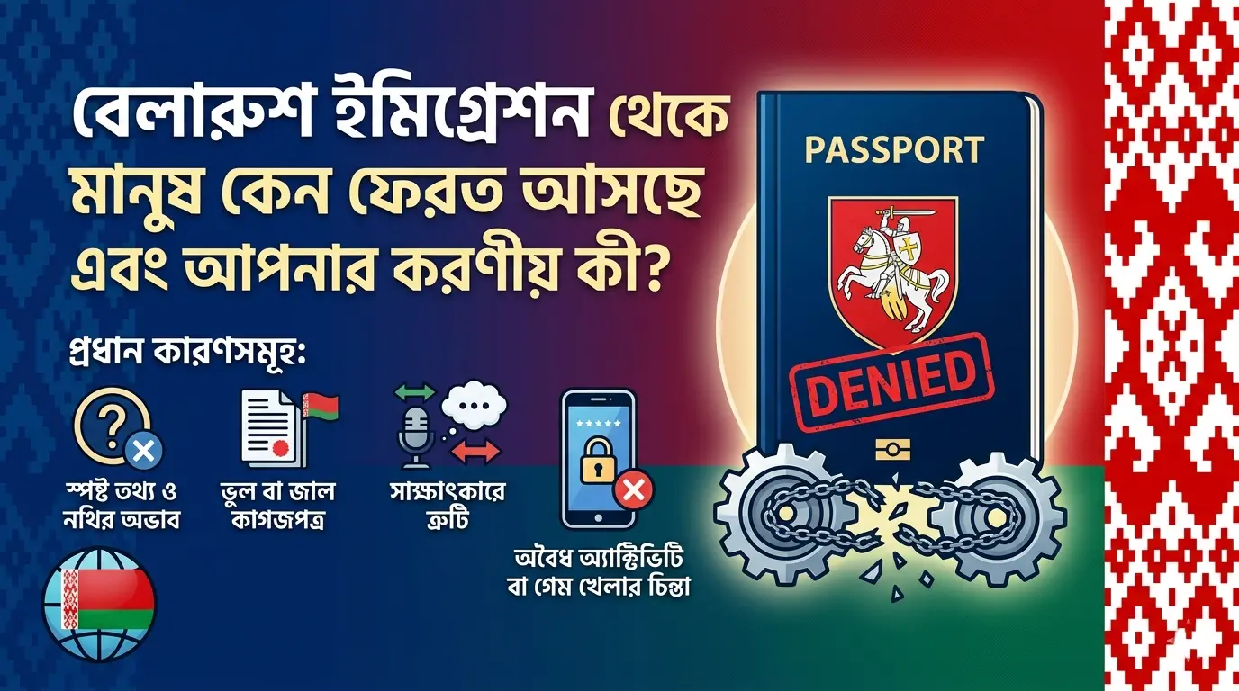 বেলারুশ ইমিগ্রেশন থেকে মানুষ কেন ফেরত আসছে এবং আপনার করণীয় কী~বেলারুশ ইমিগ্রেশন থেকে মানুষ কেন ফেরত আসছে এবং আপনার করণীয় কী?~বগুড়িয়ান ডটকম~bogurian.com~বেলারুশ ইমিগ্রেশন থেকে মানুষ কেন ফেরত আসছে এবং আপনার করণীয় কী?~ইনফরমেশন বাংলা ডটকম~Information Bangla Dotcom