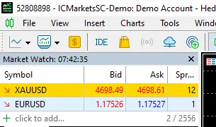 IC Markets Broker Spread 7.5.2026~Which Forex broker has the lowest spread? XAU (Gold) and USD (Dollar) pair~ইনফরমেশন বাংলা ডটকম~Information Bangla Dotcom