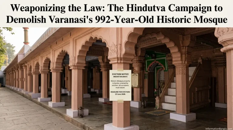 992 Years of History vs. Hindutva Bulldozers, The Unjust Targeting of Varanasi’s Ganj Shahida Mosque~992 Years of History vs. Hindutva Bulldozers: The Unjust Targeting of Varanasi’s Ganj Shahida Mosque~InformationBangla.com~ইনফরমেশন বাংলা ডটকম