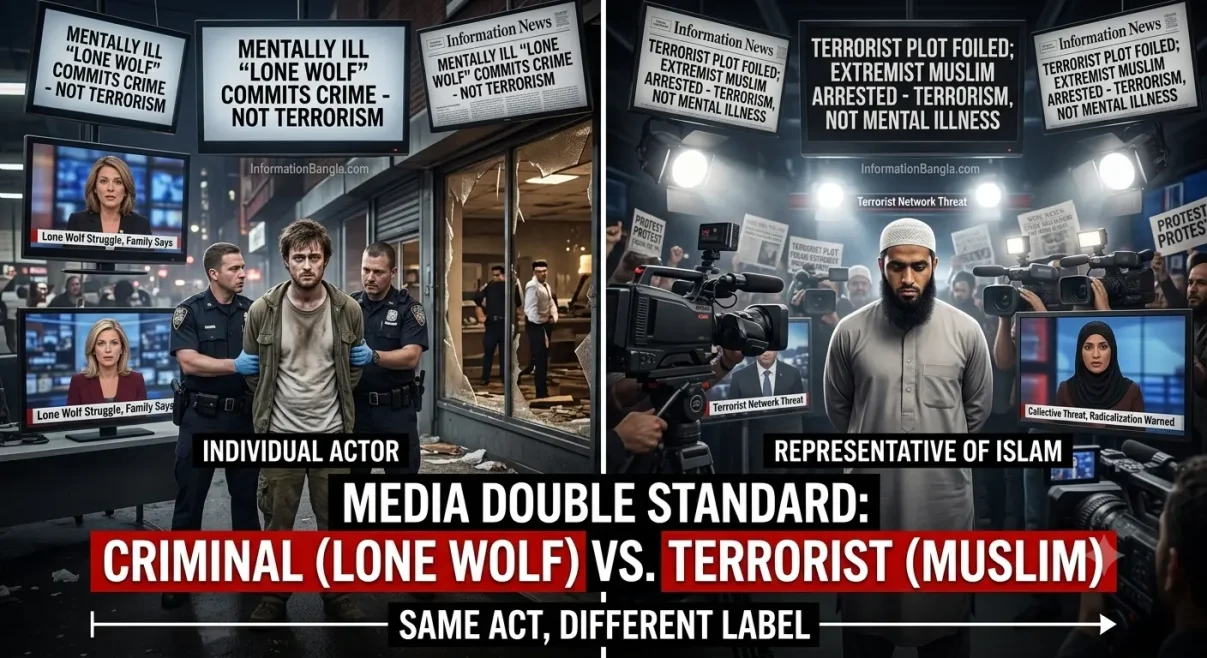 Individual Malice vs Collective Blame, Deconstructing Media Bias Against Islam~Framing Muslims and Islam: Media Double Standards and the Global Reality of Crime and Violence~InformationBangla.com~ইনফরমেশন বাংলা ডটকম