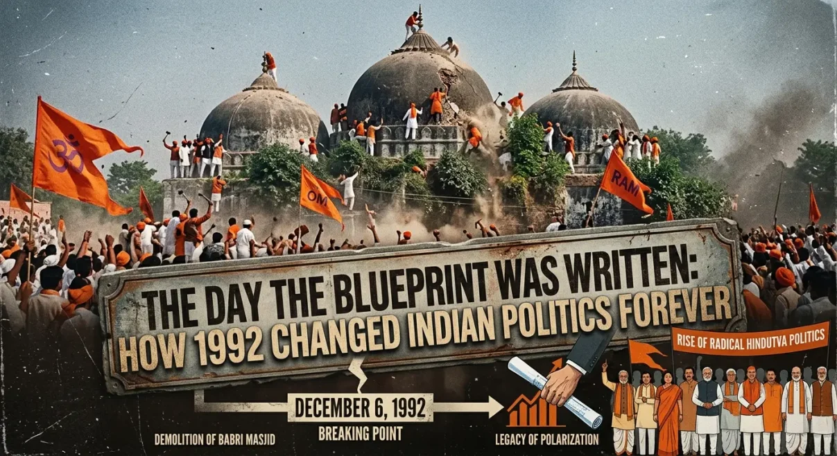 Killing of Historical Babri Masjid, Rise of radical Hindutva's, The Day the Blueprint Was Written, How 1992 Changed Indian Politics Forever~The Hindutva Hijack: How a Radical Political Project Is Weaponizing Faith, Erasing History, and Fracturing India~InformationBangla.com~ইনফরমেশন বাংলা ডটকম