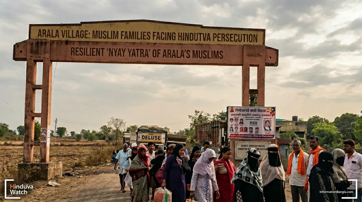 Radical Hindutva Persecution Sparks Resilient 'Nyay Yatra' by Village Muslim Families in Maharashtra, India Radical Hindutva Persecution Sparks Resilient 'Nyay Yatra' by Village Muslim Families in Maharashtra, India, 2026~Radical Hindutva Persecution Sparks Resilient 'Nyay Yatra' by Village Muslim Families in Maharashtra, India~InformationBangla.com~ইনফরমেশন বাংলা ডটকম