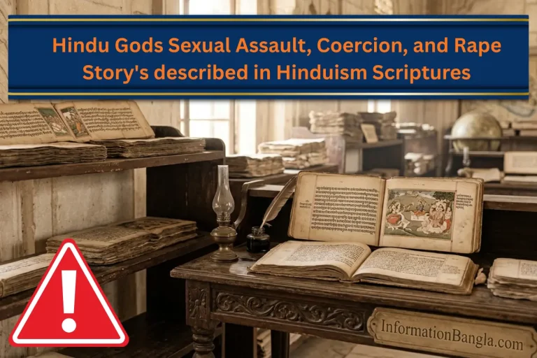 Hindu Gods Sexual Assault, Coercion, and Rape Story's described in Hinduism Scriptures~Hindu Gods Sexual Assault, Coercion, and Rape Story's described in Hinduism Scriptures~InformationBangla.com~ইনফরমেশন বাংলা ডটকম