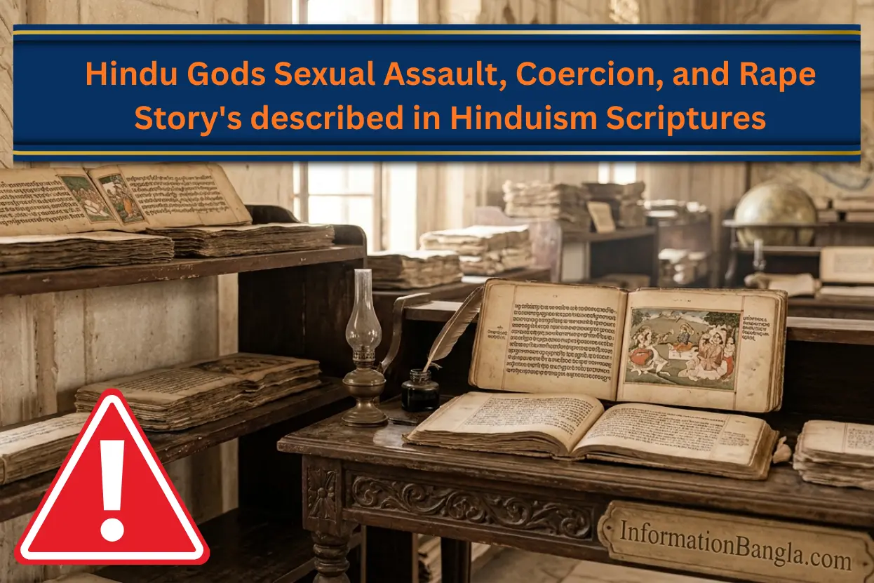 Hindu Gods Sexual Assault, Coercion, and Rape Story's described in Hinduism Scriptures~Hindu Gods Sexual Assault, Coercion, and Rape Story's described in Hinduism Scriptures~InformationBangla.com~ইনফরমেশন বাংলা ডটকম
