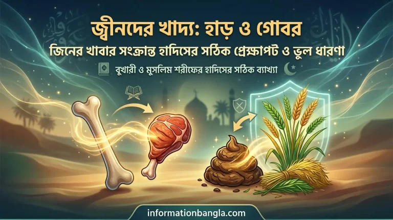 জিনের খাবার সংক্রান্ত হাদিসের সঠিক প্রেক্ষাপট ও ভুল ধারণা~জিনের খাবার সংক্রান্ত হাদিসের সঠিক প্রেক্ষাপট ও ভুল ধারণা~InformationBangla.com~ইনফরমেশন বাংলা ডটকম