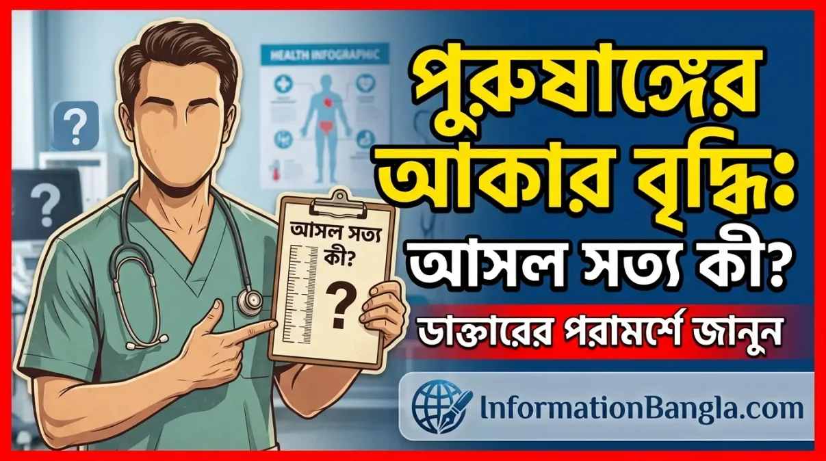পুরুষাঙ্গের আকার পরিবর্তনের বাস্তবতা ও প্রচলিত ভুল ধারণাসমূহ~পুরুষাঙ্গের আকার পরিবর্তনের বাস্তবতা ও প্রচলিত ভুল ধারণাসমূহ~InformationBangla.com~ইনফরমেশন বাংলা ডটকম